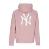 New Era Men's Hoodie Mlb League Essentials Bp Hoodie Neyyan Rose/white In Pink