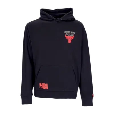 New Era Men's Hoodie Nba Half Logo Oversized Hoodie Chibul Black In Blue