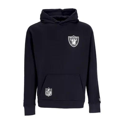New Era Men's Hoodie Nfl Half Logo Oversized Hoodie Lasrai Black
