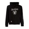 New Era Men's Hoodie Nfl Script Hoodie Lasrai Black/white In Black