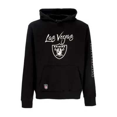 New Era Men's Hoodie Nfl Script Hoodie Lasrai Black/white