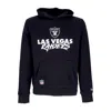 New Era Men's Hoodie Nfl Script Team Hoody Lasrai Black/white In Black