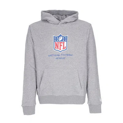 New Era Men's Hoodie Nfl Script Team Hoody Nfllog Heather Grey/front Door Red In Gray