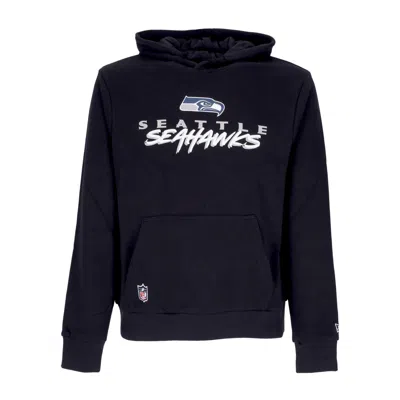 New Era Men's Hoodie Nfl Script Team Hoody Seasea Black/obsidian Blue