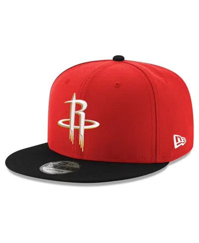 New Era Men's Houston Rockets 9fifty Snapback Structured-fit Baseball Cap In Gray