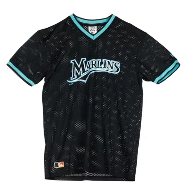 New Era Men's Jersey Mlb Coast 2 Coast Mesh Bb Tee Flomar In Black