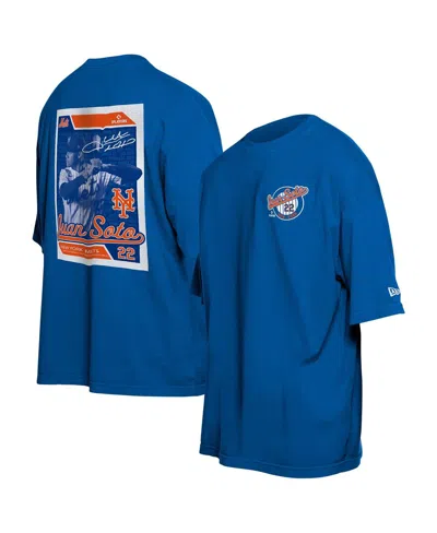 New Era Men's Juan Soto Blue New York Mets Card Player T-shirt