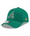 New Era Men's Kelly Green Atlanta Braves St. Patrick's Day 9seventy Adjustable Hat In Kelly Green
