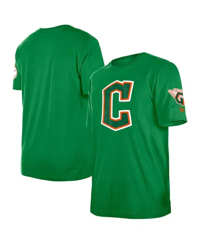 New Era Men's Kelly Green Cleveland Guardians St. Patrick's Day Shamrock Fill T-shirt