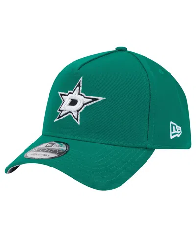 New Era Men's Kelly Green Dallas Stars Core A-frame 9forty Adjustable Hat
