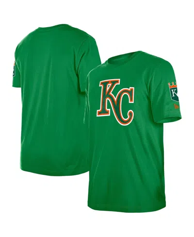 New Era Men's Kelly Green Kansas City Royals St. Patrick's Day Shamrock Fill T-shirt