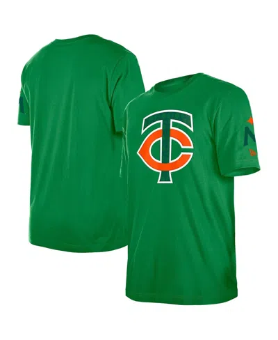 New Era Men's Kelly Green Minnesota Twins St. Patrick's Day Shamrock Fill T-shirt