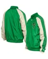 New Era Men's Kelly Green Philadelphia Phillies Ripstop Raglan Quarter-zip Hoodie Windbreaker Jacket In Kelly Green