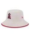 New Era Men's Khaki Los Angeles Angels 2024 Fourth Of July Bucket Hat In Khaki