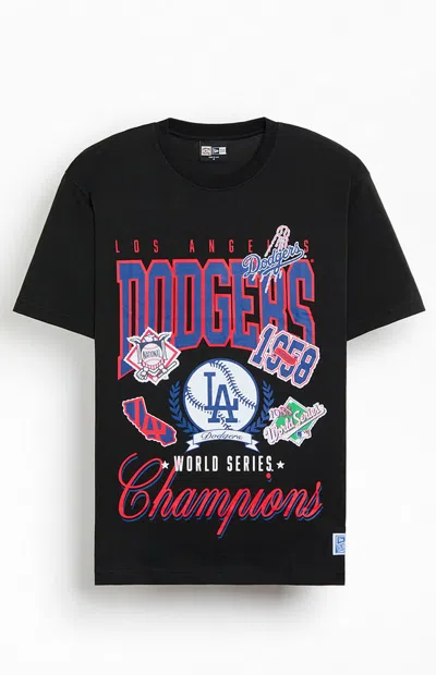 New Era Men's La Dodgers Sport Class T-shirt In Black