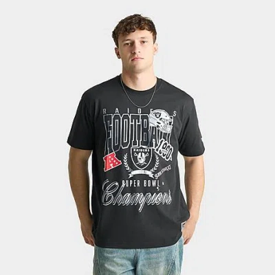 New Era Men's Las Vegas Raiders Nfl Sport Classic Champions T-shirt In Black