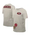 New Era Men's Light Beige San Francisco 49ers Multi Patch T-shirt In Neutral