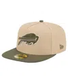 New Era Men's Light Beige/olive Buffalo Bills Color Pack A-frame 59fifty Fitted Hat In Multi