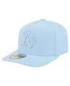 New Era Men's Light Blue Athletics Color Pack A-frame 59fifty Fitted Hat In Blue