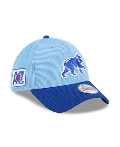 New Era Men's Light Blue Chicago Cubs 2025 Spring Training 39thirty Flex Hat