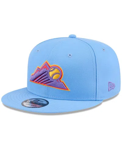 New Era Men's Light Blue Colorado Rockies 2025 City Connect 9fifty Snapback Hat