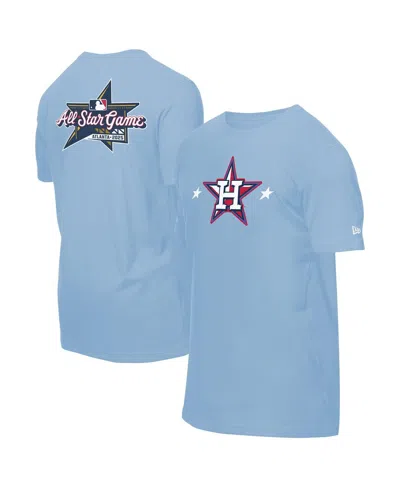 New Era Men's Light Blue Houston Astros 2025 Mlb All-star Game Workout T-shirt