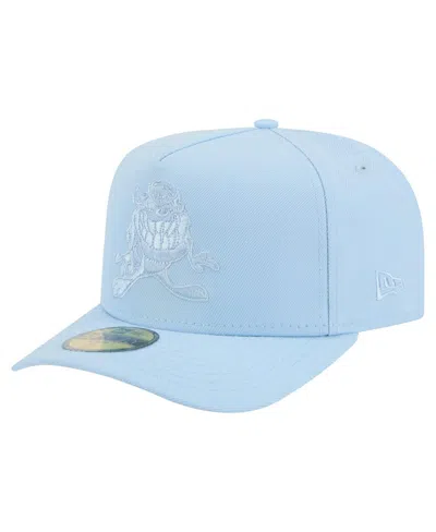 New Era Men's Light Blue Looney Tunes A-frame 59fifty Fitted Hat In Multi