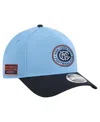 New Era Men's Light Blue New York City Fc 2025 Jersey Hook 9forty M-crown Adjustable Hat In Light Blue