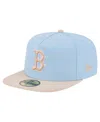 New Era Men's Light Blue/cream Boston Red Sox Two-tone Color Pack A-frame 59fifty Fitted Hat In Blue