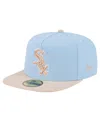 New Era Men's Light Blue/cream Chicago White Sox Two-tone Color Pack A-frame 59fifty Fitted Hat In Blue