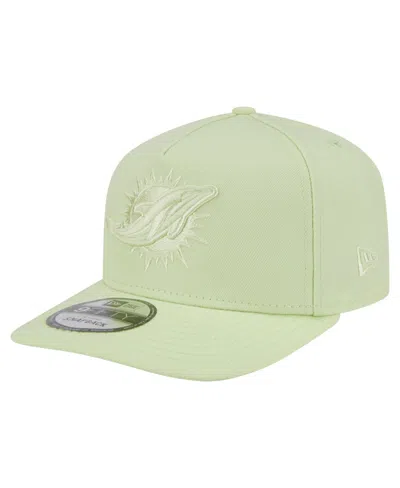 New Era Men's Light Green Miami Dolphins Color Pack 9fifty Snapback Hat