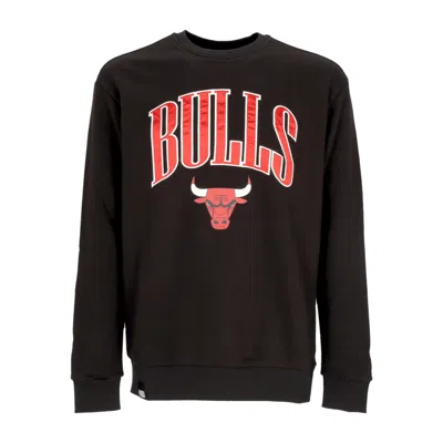New Era Men's Lightweight Crewneck Sweatshirt Nba Arch Graphic Oversize Crew Chibul Black/front Door Red
