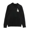 New Era Men's Lightweight Hoodie Mlb Metallic Hoodie Losdod Black In Black