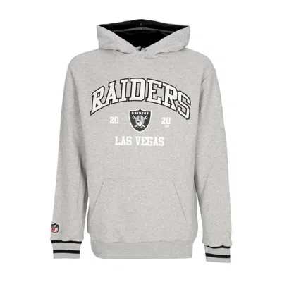 New Era Men's Lightweight Hoodie Nfl Oversized Hoodie Lasrai Heather Grey/black In Multi