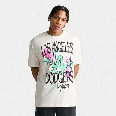 New Era Men's Los Angeles Dodgers Mlb Graffiti Graphic T-shirt In White