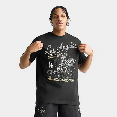 New Era Men's Los Angeles Dodgers Mlb Rodeo Graphic T-shirt In Black