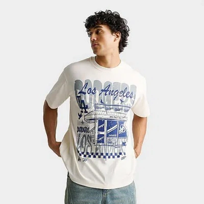 New Era Men's Los Angeles Dodgers Mlb Shop Graphic T-shirt In White