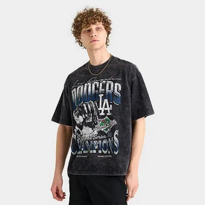 New Era Men's Los Angeles Dodgers Mlb Sport Classic 1988 Champions Graphic T-shirt In Black