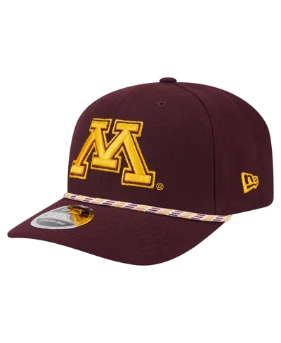 New Era Men's Maroon Minnesota Golden Gophers Game Day Multi-rope 9seventy Stretch Snap Hat In Burgundy