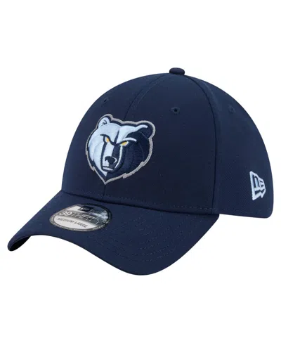 New Era Men's Memphis Grizzlies 39thirty Stretch-fit Baseball Cap In Blue
