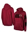 New Era Men's Miami Heat Red Tip-off Collection Pullover Hoodie In Red