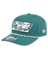 New Era Men's Midnight Green Philadelphia Eagles Chant 9seventy Stretch-snap Hat In Green