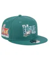 New Era Men's Midnight Green Philadelphia Eagles Super Bowl Lix Champions Side Patch 9fifty Snapback Hat