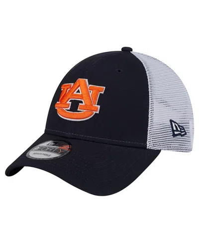 New Era Men's Navy Auburn Tigers Trucker 9forty Adjustable Hat