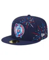 New Era Men's Navy Boston Celtics Americana Fireworks 59fifty Fitted Hat