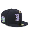 New Era Men's Navy Boston Red Sox 2025 Big League Chew 59fifty Fitted Hat