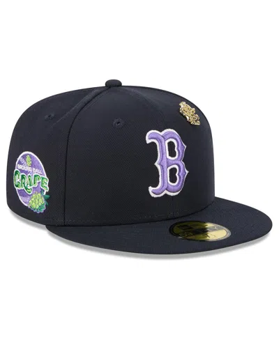 New Era Men's Navy Boston Red Sox 2025 Big League Chew 59fifty Fitted Hat In Blue