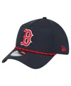 New Era Men's Navy Boston Red Sox 39thirty A-frame Perforated Flex Hat In Blue