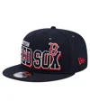 New Era Men's Navy Boston Red Sox Game Day Bold 9fifty Snapback Hat In Navy