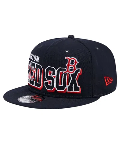 New Era Men's Navy Boston Red Sox Game Day Bold 9fifty Snapback Hat